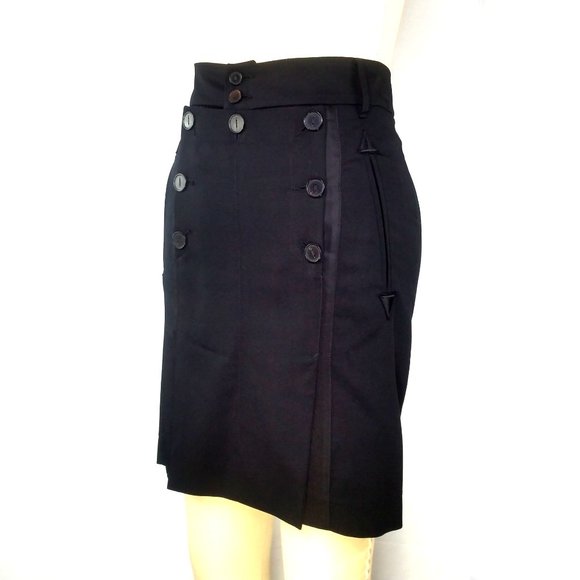 ***SOLD******Jean Paul Gautier Sailor Skirt Black - Picture 3 of 15